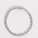 Tennis Bracelet 8" White Gold