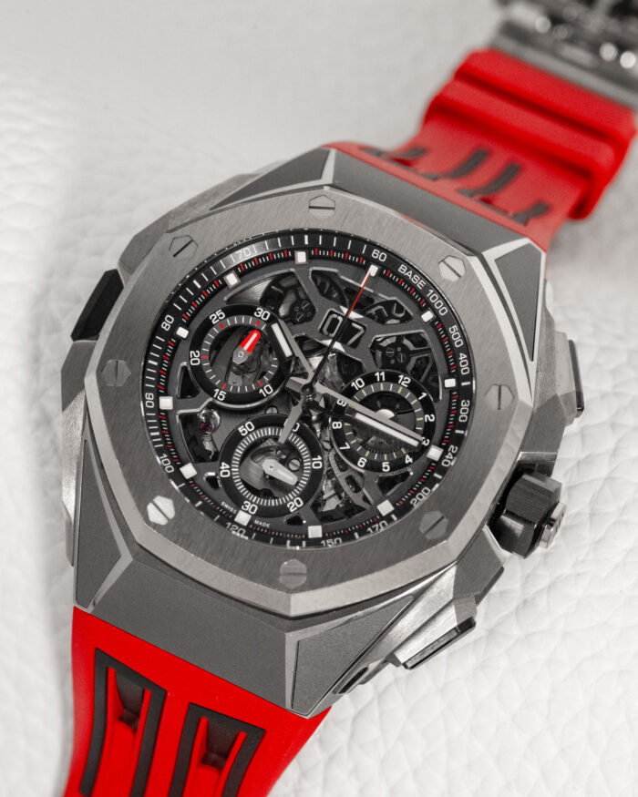 Audemars Piguet Royal Oak Concept Split Second Chronograph GMT Skeleton Titanium 26650TI - Image 6