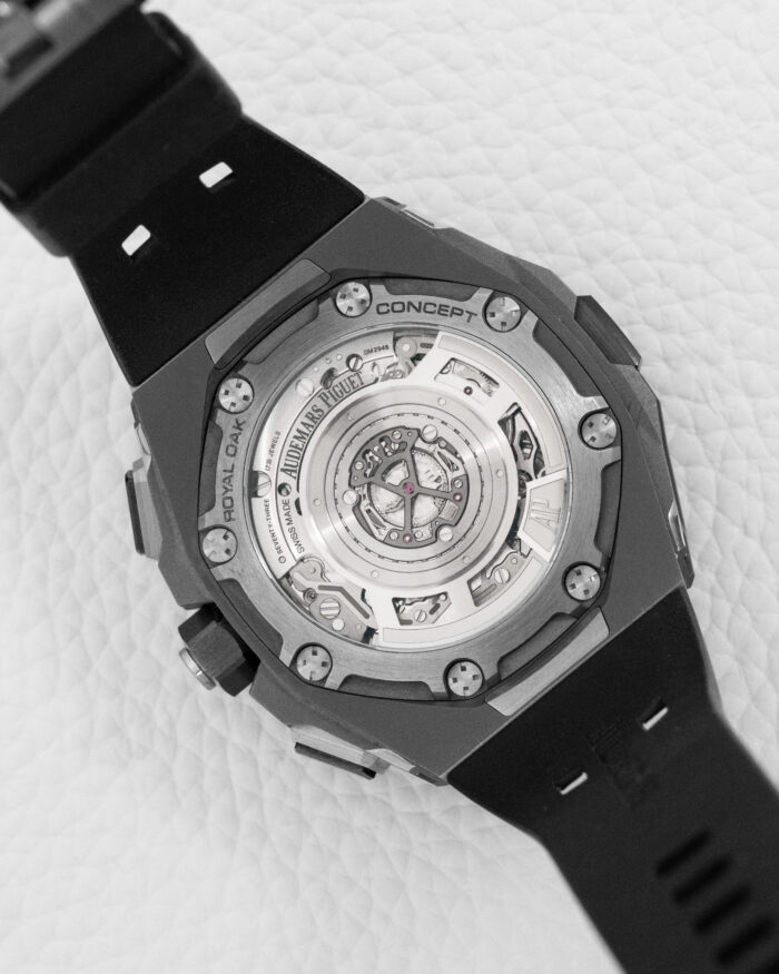 Audemars Piguet Royal Oak Concept Split Second Chronograph GMT Skeleton Titanium 26650TI - Image 11