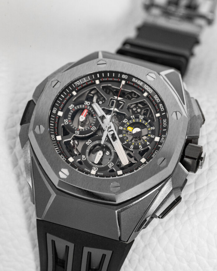 Audemars Piguet Royal Oak Concept Split Second Chronograph GMT Skeleton Titanium 26650TI - Image 10