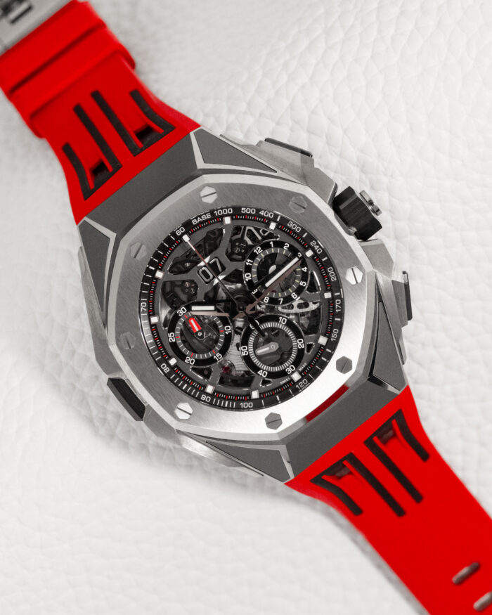 Audemars Piguet Royal Oak Concept Split Second Chronograph GMT Skeleton Titanium 26650TI - Image 5