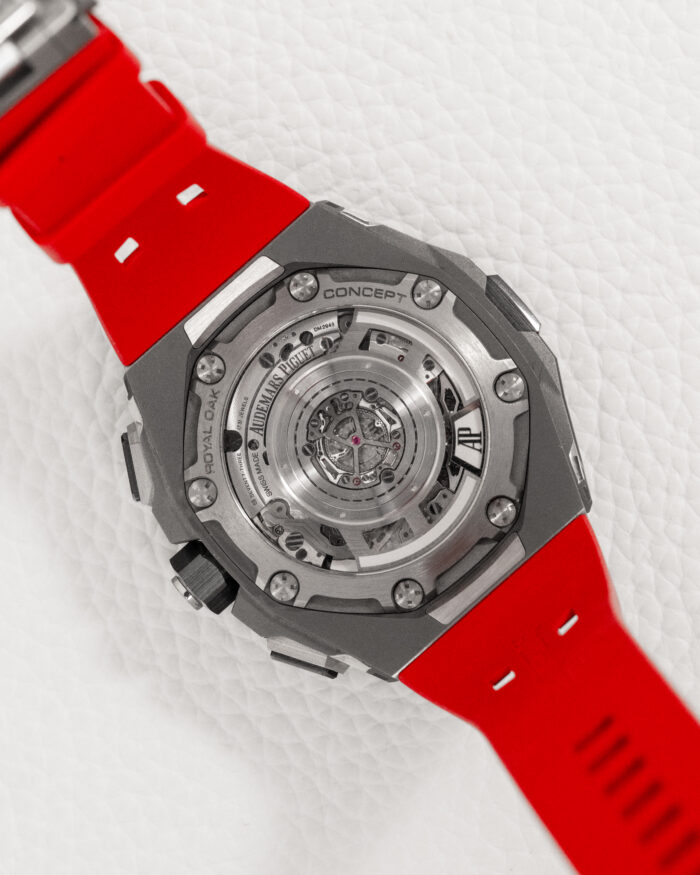 Audemars Piguet Royal Oak Concept Split Second Chronograph GMT Skeleton Titanium 26650TI - Image 7