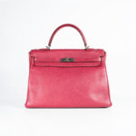 Hermes Kelly 35 Togo Leather Rose Pourpre Palladium Hardware