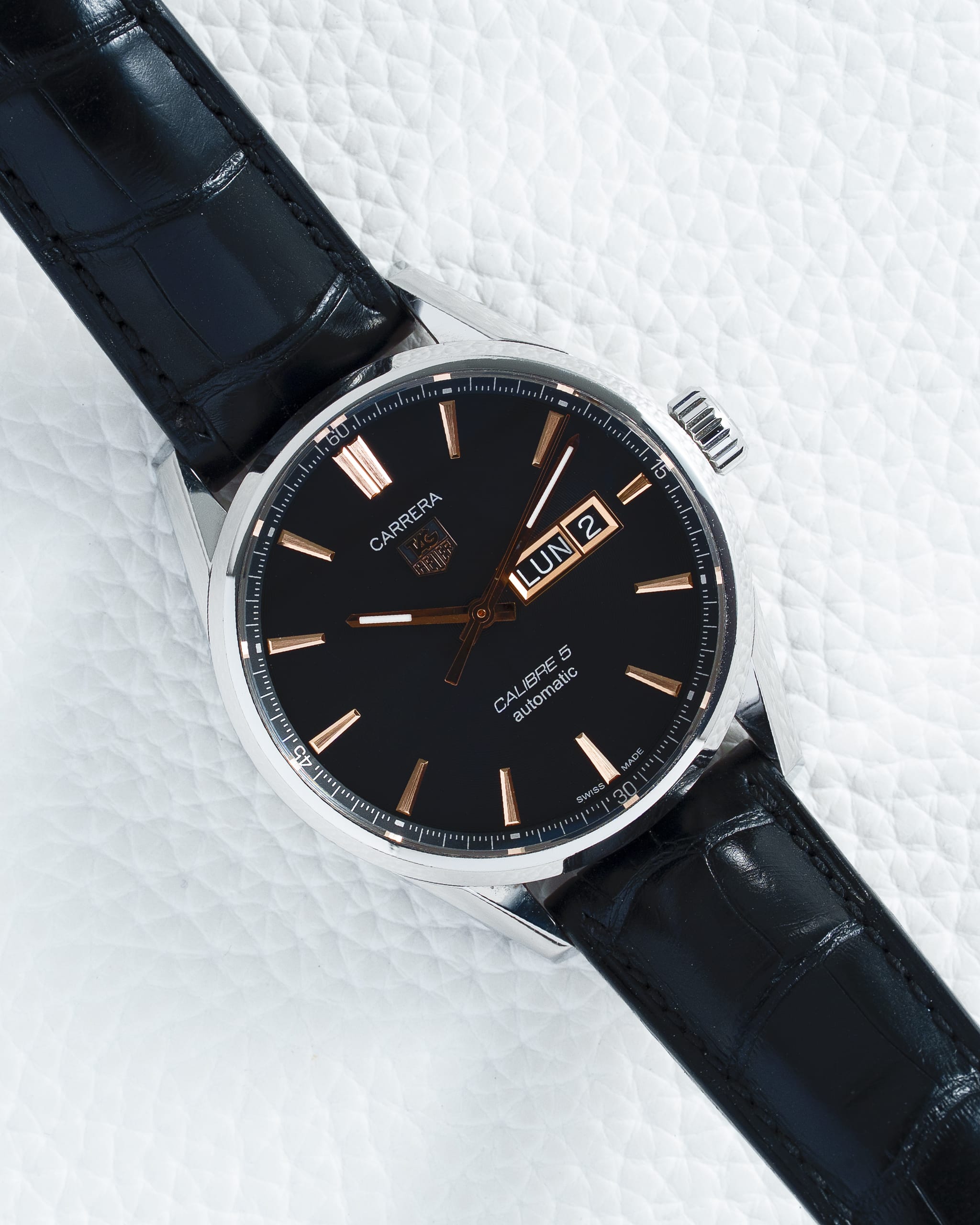 266 Tag Heuer Carrera Calibre 5 WAR201C-1 - Image 1