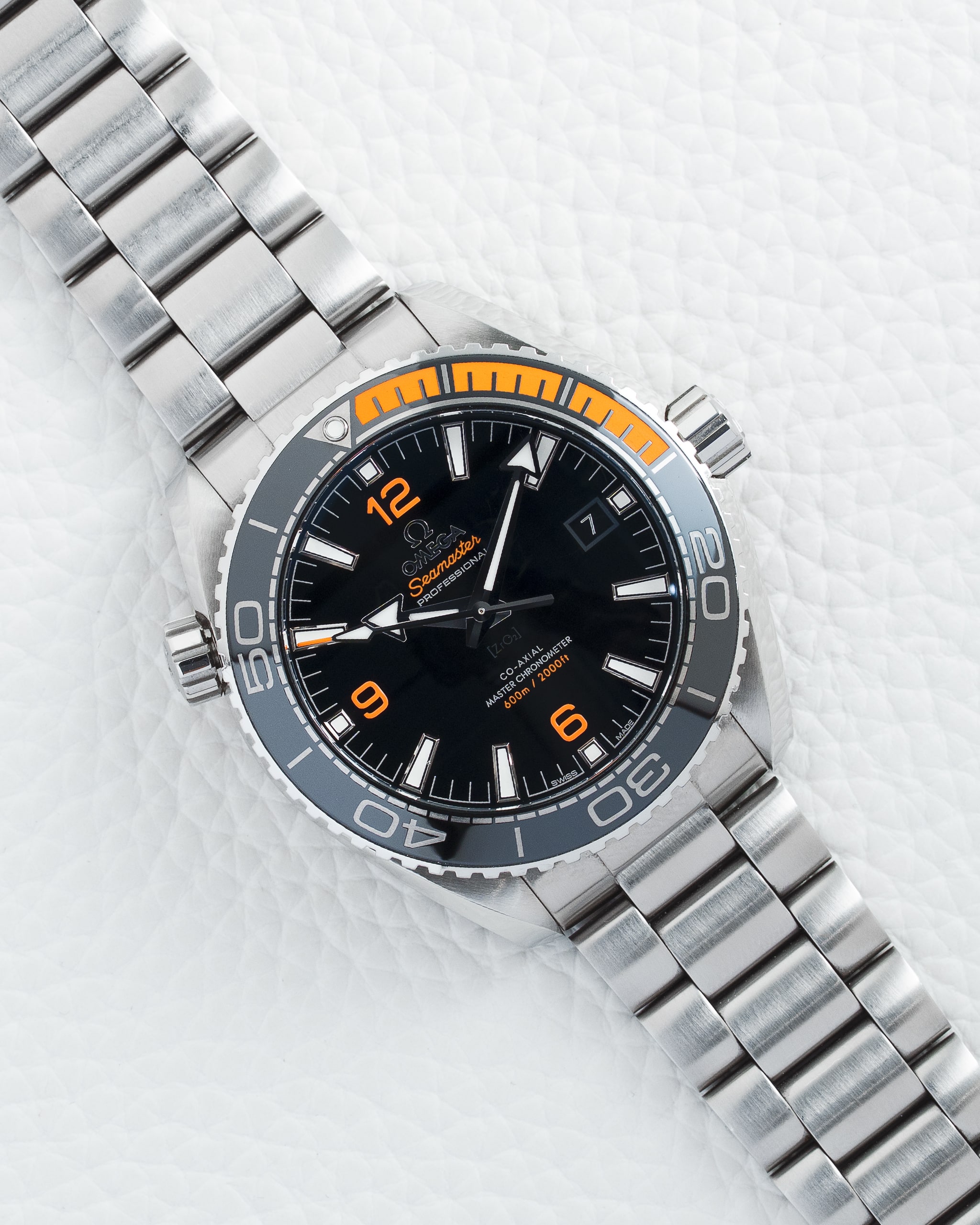 Omega Seamaster Planet Ocean 43.5mm Stainless Steel Black Dial Black/Orange Bezel 215.30.44.21.01.002 Omega Seamaster Planet Ocean 43.5mm 215.30.44.21.01.002 - Image 1